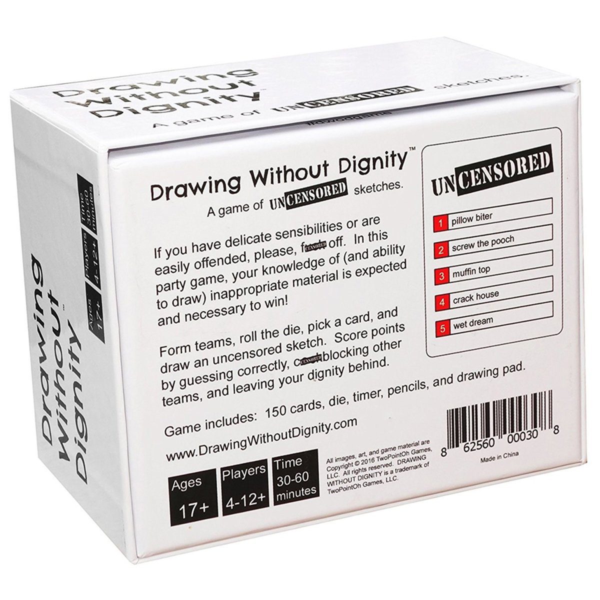Drawing without Dignity: A Game of Uncensored Sketches