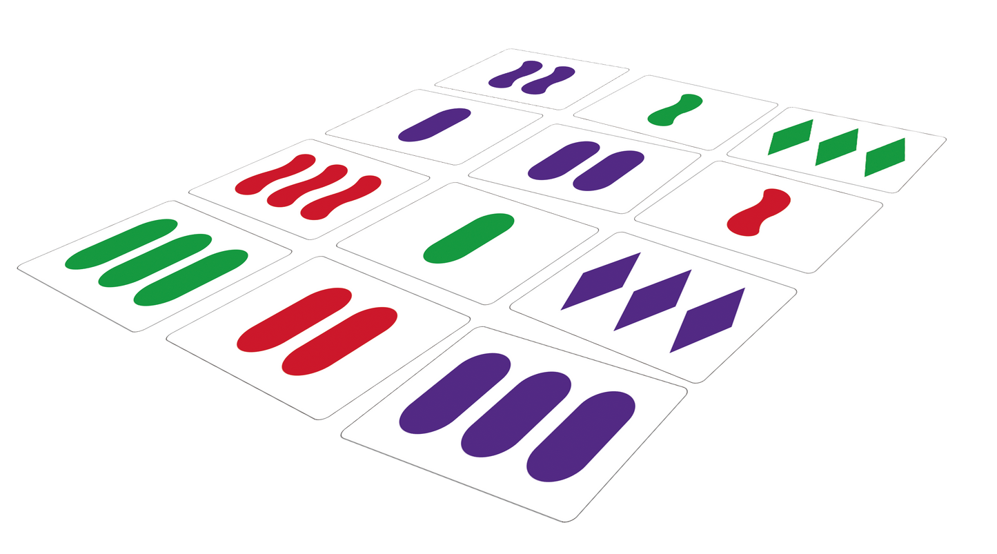 SET Tangible-Abstract family board game