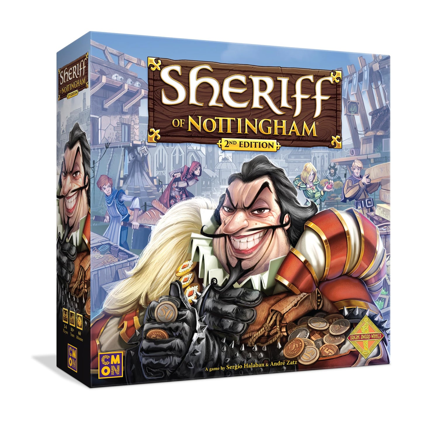 Sheriff of Nottingham Board Game (2nd Edition) - Medieval Bluffing & Card Drafting Strategy Game