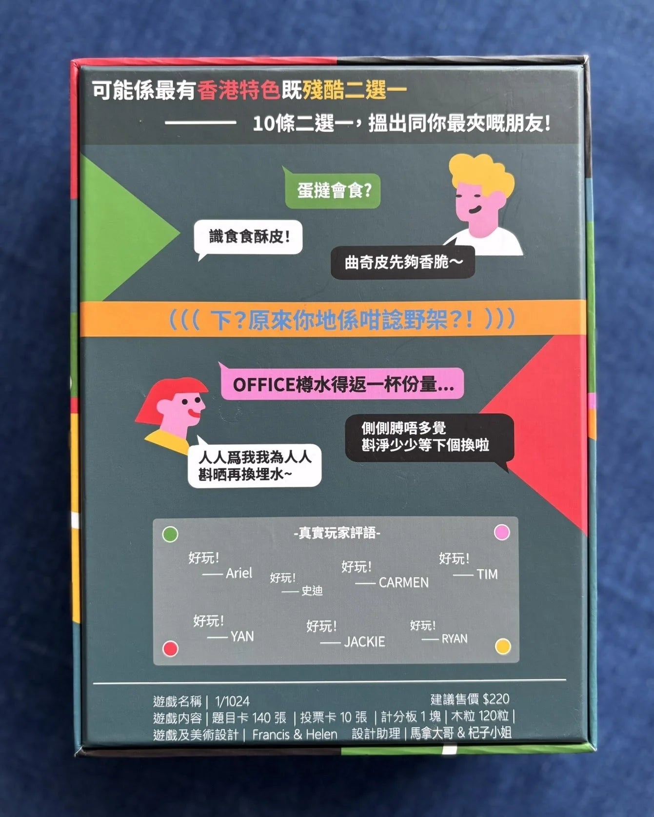 1/2024 香港原創桌遊 Party Board Game