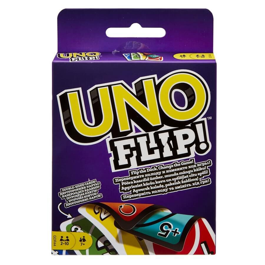 UNO Flip Card Game reverse double-sided card