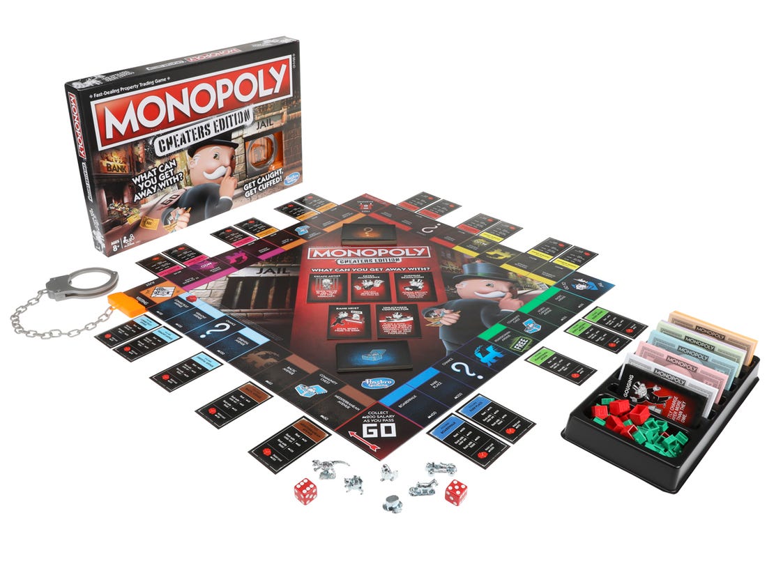 Monopoly Cheaters Edition Board Game