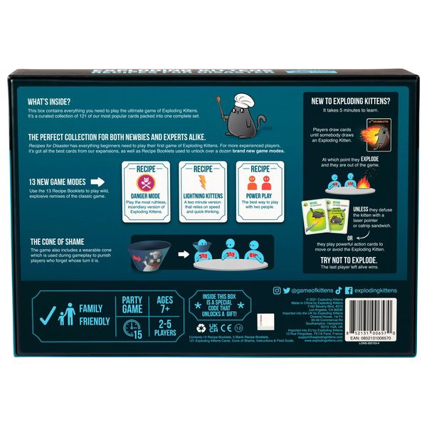 Exploding Kittens: Recipes for Disaster