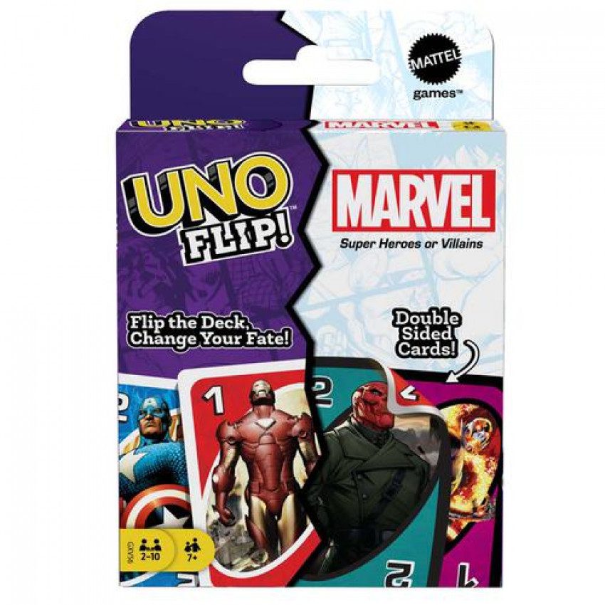 UNO Flip Marvel Comic (英文版)