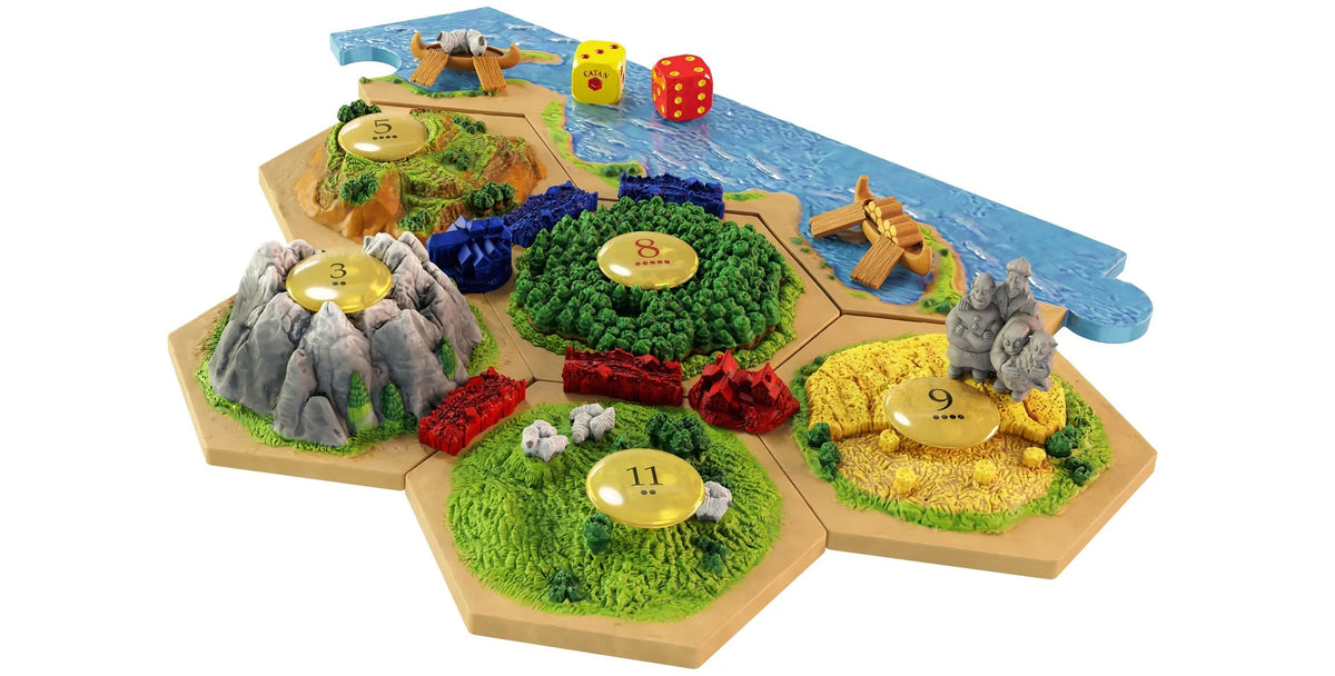 卡坦：3D 中文版 CATAN:3D 桌上遊戲