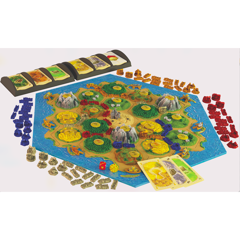 卡坦：3D 中文版 CATAN:3D 桌上遊戲