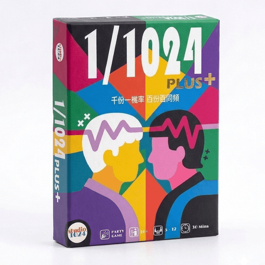 1024 Plus+ 擴充 - 香港原創派對桌遊 Party Board Game