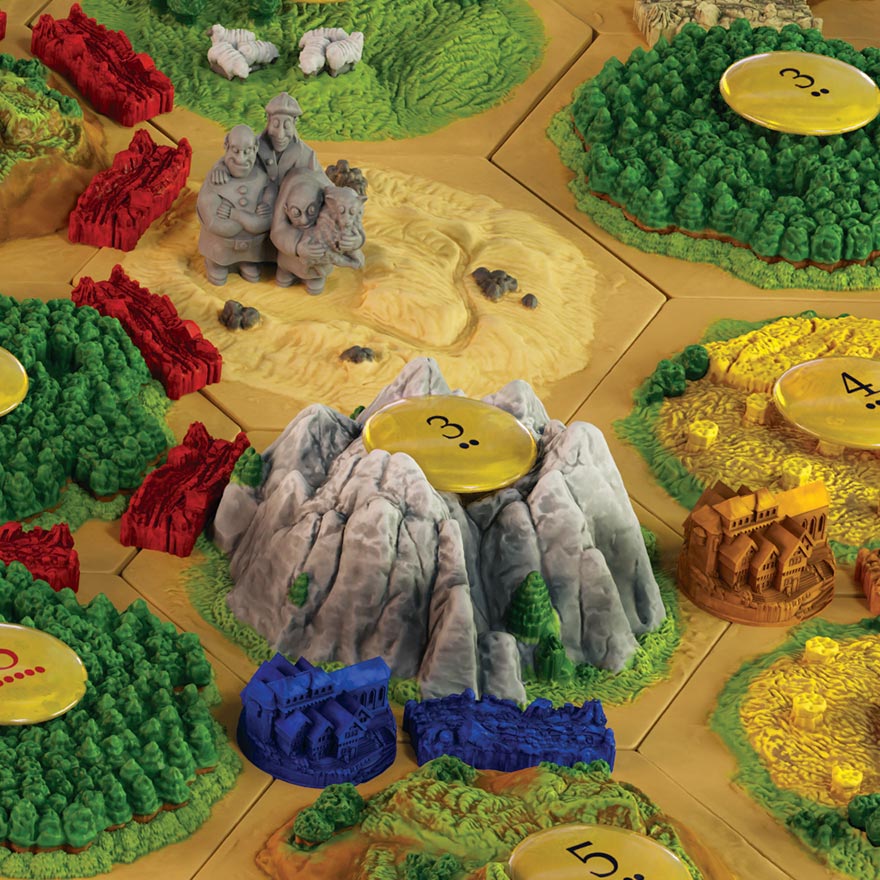 卡坦：3D 中文版 CATAN:3D 桌上遊戲
