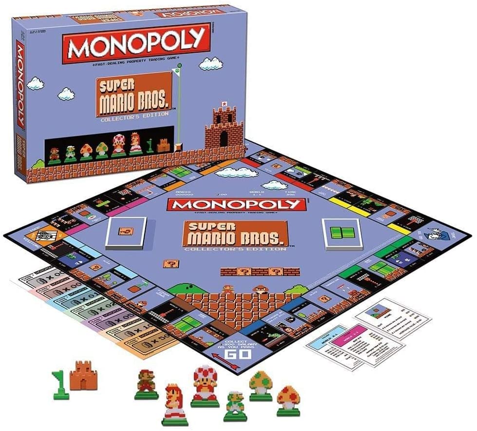 Monopoly: Super Mario Bros Collector's Edition Board Game