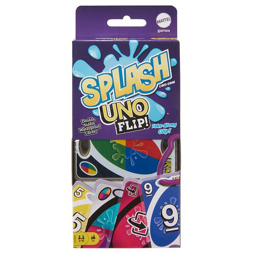 UNO Flip! Splash Waterproof Reversible UNO Double-Sided Game Card