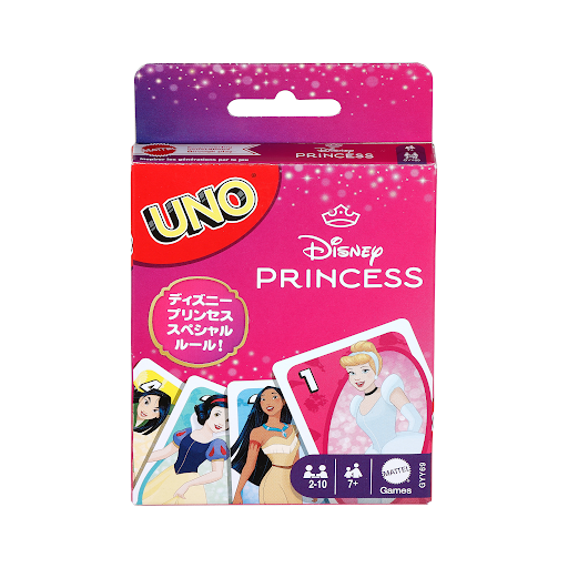UNO Disney Princess Card Game Disney Princess Game Card