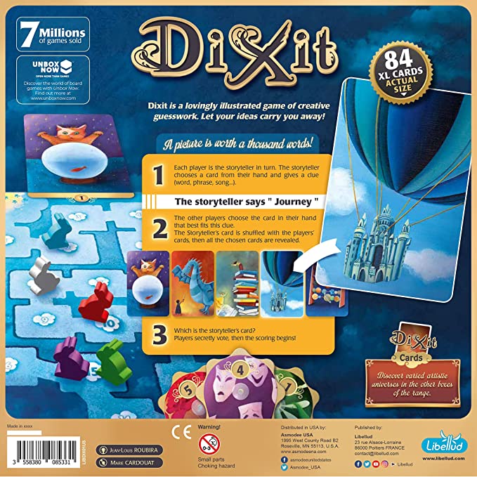 Dixit Board Game 2021 Refresh | Storytelling Game for Kids and Adults 