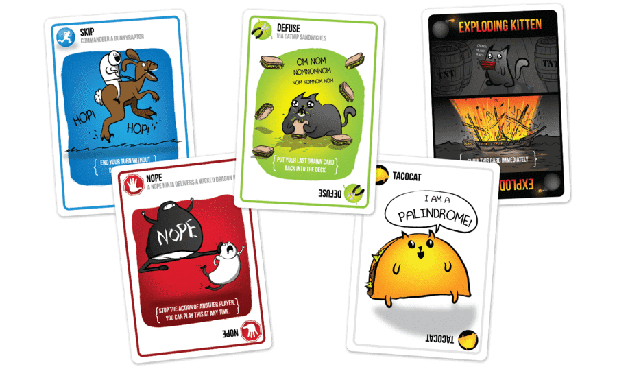 Exploding Kittens Bury Card Exploding Kittens Card Game - Hong Kong Board Games – GALA Board Games 旮旯桌遊