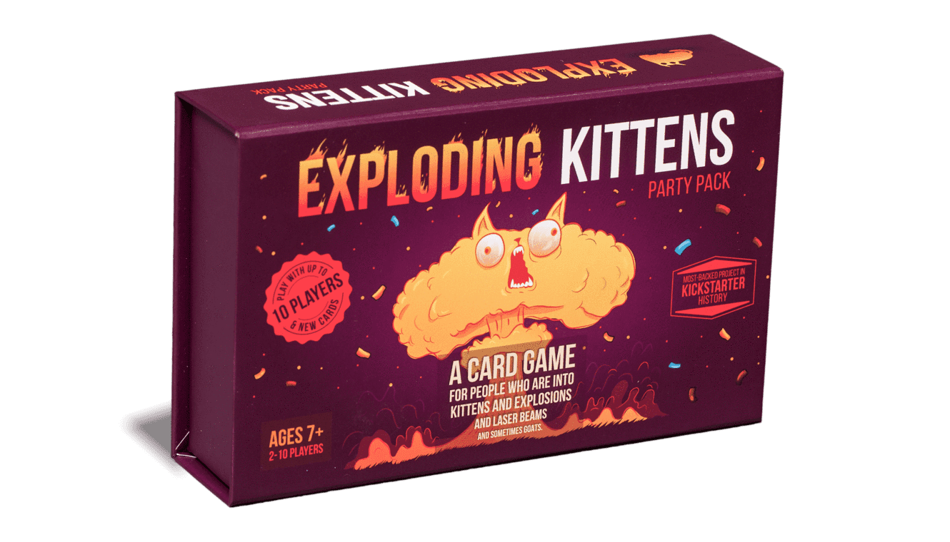 Exploding Kittens Card Game - Party Pack for Up to 10 Players