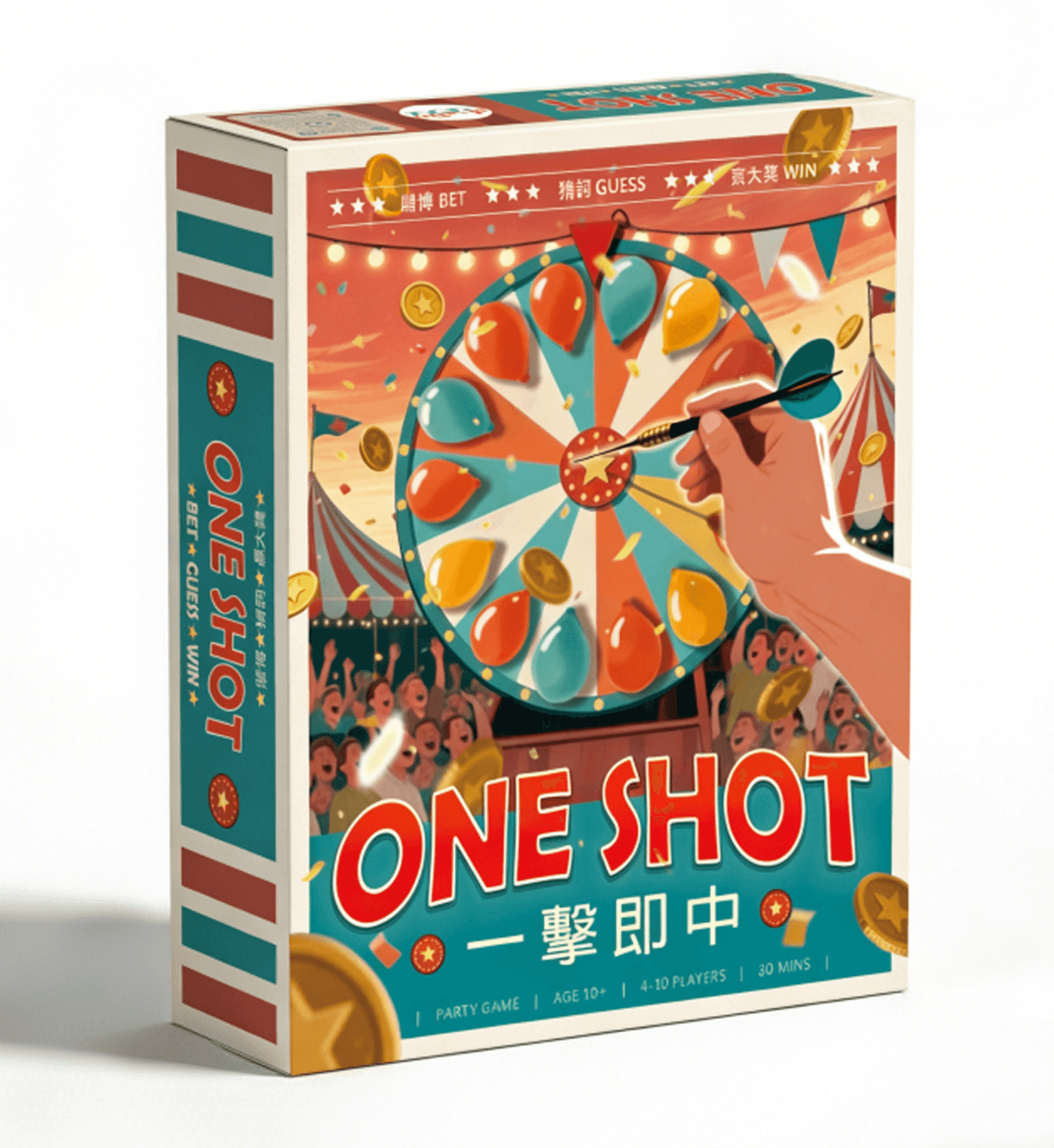 ONE SHOT • 一擊即中 DELUXE EDITION  香港原創派對桌遊 Party Board Game